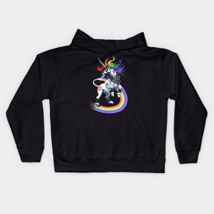 Powercornus, the Rainbow of Doom Kids Hoodie